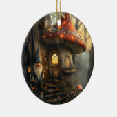 Décoration En Céramique Design de gnome et de champignon (Droite)