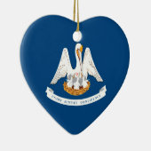 Décoration En Céramique Design de Louisiana State Flag (Droite)