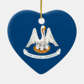 Décoration En Céramique Design de Louisiana State Flag (Dos)