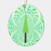 Décoration En Céramique Design moderne Fractal Green Tree (Gauche)