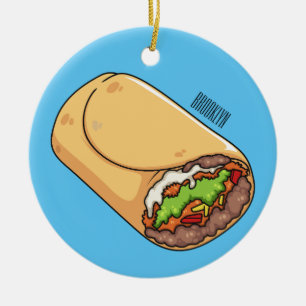Décoration En Céramique dessin animé de Burrito