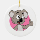 Décoration En Céramique Dessin animé d'ours koala (Dos)