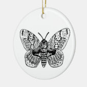 Décoration En Céramique Dessin Brahmin moth (Gauche)