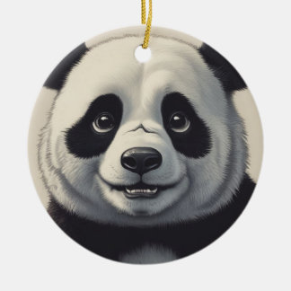 Décoration En Céramique Dessin de Panda
