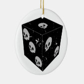 Décoration En Céramique Dessins crâniens désorganisés Dice (Droite)