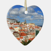 Décoration En Céramique Dessus de toit d'Alfama Lisbonne (Droite)