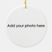 Décoration En Céramique Destinataire pulmonaire personnalisable avec photo (Dos)