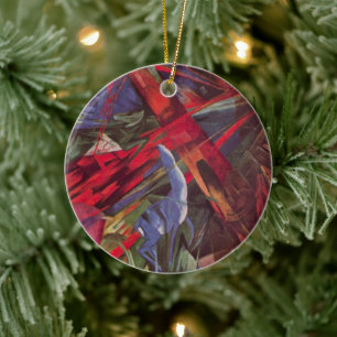 Décoration En Céramique Destinées animales par Franz Marc, Art cubiste vin