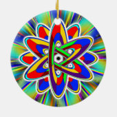 Décoration En Céramique Deux faces - Roue d'Ezekiel : Visions de Dieu (Dos)