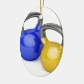 Décoration En Céramique Deux kettlebells (Gauche)