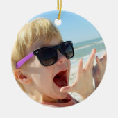 Décoration En Céramique deux photos de Noël au minimum (Devant)