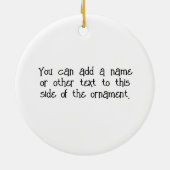 Décoration En Céramique Devenir une maman bleue (Dos)