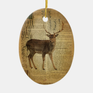 Décoration En Céramique Dictionnaire imprimer outdoorsman whitetail buck D
