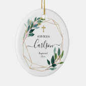 Décoration En Céramique Dieu vert béni Baptisé (Droite)