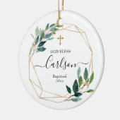 Décoration En Céramique Dieu vert béni Baptisé (Gauche)