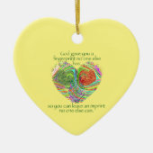 Décoration En Céramique Dieu Vous A Donné Une Empreinte (Devant)