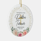 Décoration En Céramique Dieu vous bénisse Noël baptême (Droite)