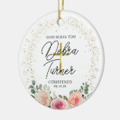 Décoration En Céramique Dieu vous bénisse Noël baptême (Gauche)