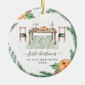 Décoration En Céramique Dîner turc | Premier Noël Nouveau foyer (Devant)