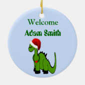 Décoration En Céramique Dinosaur 1er Noël (Dos)