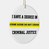 Décoration En Céramique Diplôme en justice pénale (Droite)