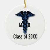 Décoration En Céramique Diplôme Médicale (Devant)