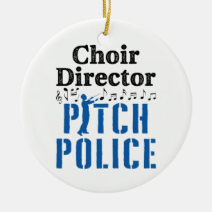 Décoration En Céramique Directeur de Chœur Police du Ton Chef de Chœur