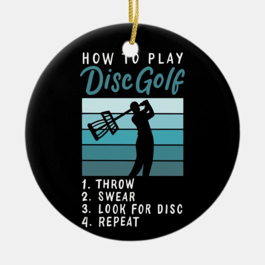 Décoration En Céramique Disc Golf (Devant)