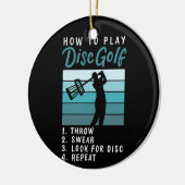 Décoration En Céramique Disc Golf (Gauche)