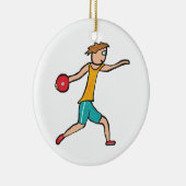 Décoration En Céramique Disque (Droite)