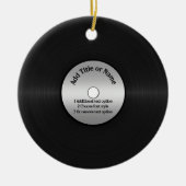 Décoration En Céramique Disque vinyle LP fond (Devant)