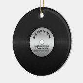 Décoration En Céramique Disque vinyle LP fond (Gauche)