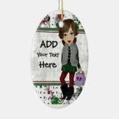 Décoration En Céramique Diva de achat personnalisée (Droite)