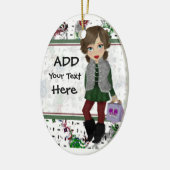 Décoration En Céramique Diva de achat personnalisée (Gauche)