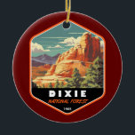 Décoration En Céramique Dixie National Forest Utah Travel Art Vintage<br><div class="desc">Dixie National Forest,  dessin vectoriel. Plus grande forêt nationale de l'Utah,  elle chevauche la ligne de partage entre le Grand Bassin et le fleuve Colorado.</div>