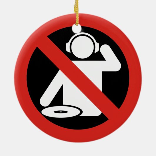 DÉCORATION EN CÉRAMIQUE DJ (Dos)