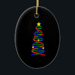 Décoration En Céramique DNA Helix Christmas Tree Life Science Biologie<br><div class="desc">DNA Helix Christmas Tree Life Science Biologie</div>