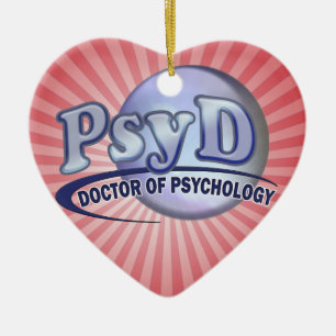Décoration En Céramique Docteur de PsyD de LOGO de psychologie