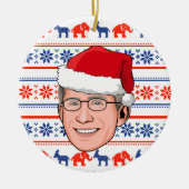 Décoration En Céramique DOCTEUR FAUCI Noël (Devant)