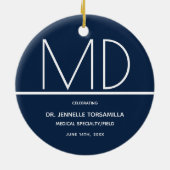 Décoration En Céramique Docteur MD Keepsar (Dos)