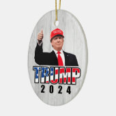 Décoration En Céramique Donald Trump 2024 (Gauche)