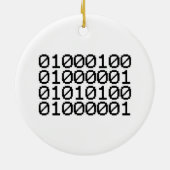 DÉCORATION EN CÉRAMIQUE DONNÉES BINAIRES (Dos)