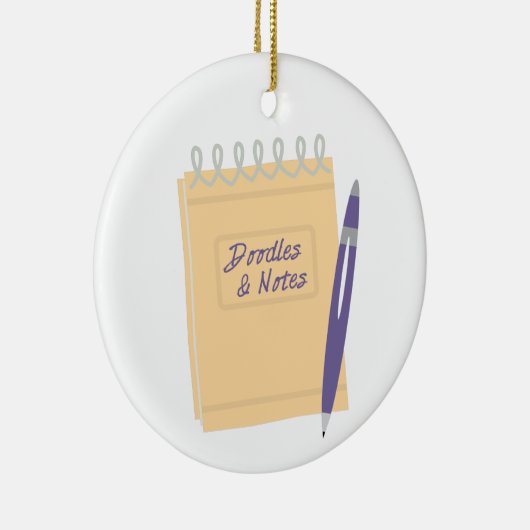 Décoration En Céramique Doodles et notes (Droite)