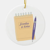 Décoration En Céramique Doodles et notes (Devant)