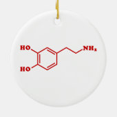 Décoration En Céramique Dopamine formule chimique moléculaire (Dos)