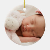 Décoration En Céramique Double face 2 photo personnalisée (Dos)