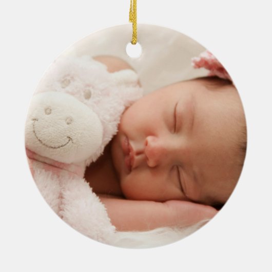 Décoration En Céramique Double face 2 photo personnalisée (Dos)