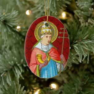 Décoration En Céramique Double Image du Pape St. Cornelius (SAU 042)