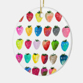 Décoration En Céramique Douceur fraise mignonne aquarelle de fruit mignon (Gauche)