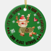 Décoration En Céramique Doux moche 2e vainqueur Deer (Devant)